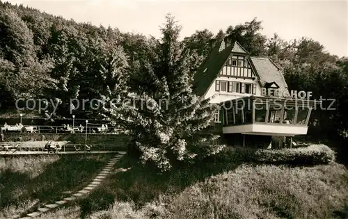 AK / Ansichtskarte Miltenberg_Main Hotel Pension Cafe Berghof Gedicht Miltenberg Main