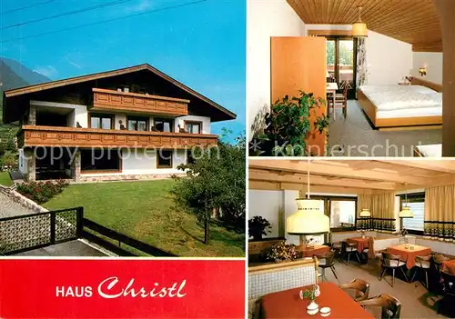 AK / Ansichtskarte Lana_Meran Gaestehaus Pension Haus Christl Lana_Meran