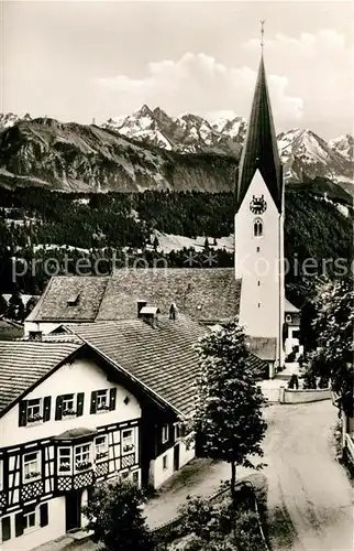 AK / Ansichtskarte Martinszell_Allgaeu Rottachberg Gruenten Oberstdorfer Bergen Martinszell Allgaeu
