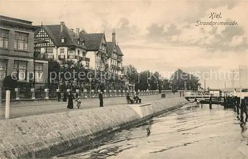 AK / Ansichtskarte Kiel Strandpromenade Kiel