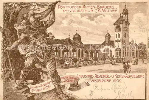 AK / Ansichtskarte Duesseldorf Industrie Gewerbe Kunst Ausstellung Duesseldorf
