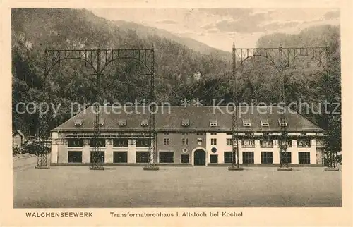 AK / Ansichtskarte Kochel_See Walchenseewerk Transformatorenhaus Kochel_See