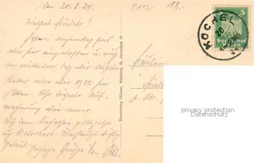 AK / Ansichtskarte Kochel_See Walchenseewerk Transformatorenhaus Kochel_See