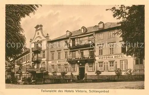 AK / Ansichtskarte Schlangenbad_Taunus Hotel Viktoria Schlangenbad_Taunus
