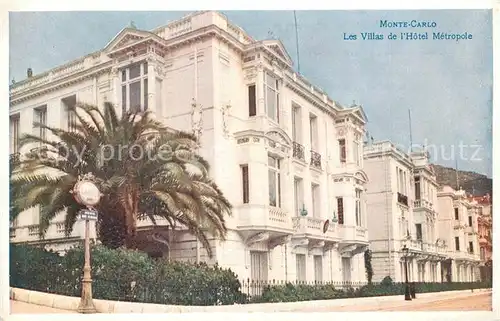 AK / Ansichtskarte Monte Carlo Les Villas de Hotel Metropole Monte Carlo