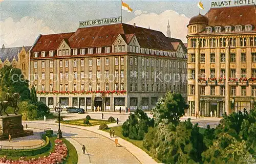 AK / Ansichtskarte Hannover Hotel Ernst August Palast Hotel Rheinischer Hof Hannover