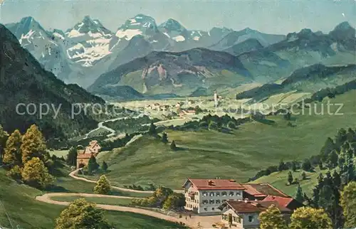 AK / Ansichtskarte Bad_Reichenhall Meleck Loferer Steinberge Bad_Reichenhall