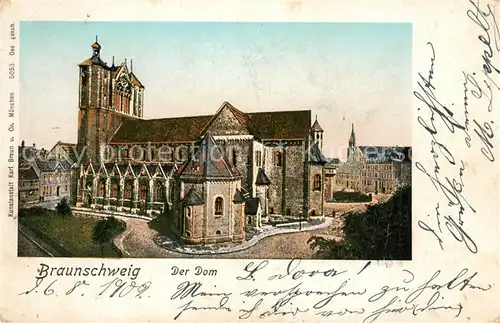 AK / Ansichtskarte Braunschweig Dom Braunschweig
