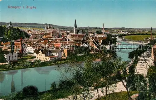 AK / Ansichtskarte Kempten_Allgaeu Panorama Kempten Allgaeu