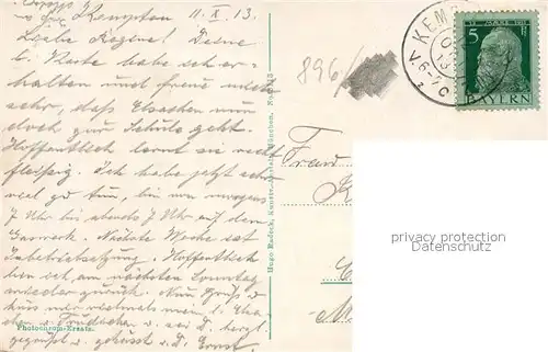 AK / Ansichtskarte Kempten_Allgaeu Panorama Kempten Allgaeu