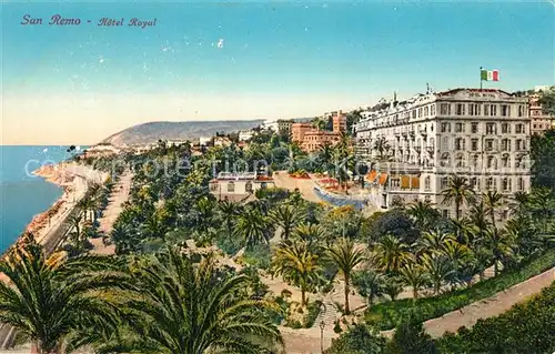 AK / Ansichtskarte San Remo Hotel Royal San Remo
