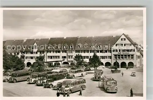 AK / Ansichtskarte Freudenstadt Cafe Rebstock Busbahnhof Freudenstadt