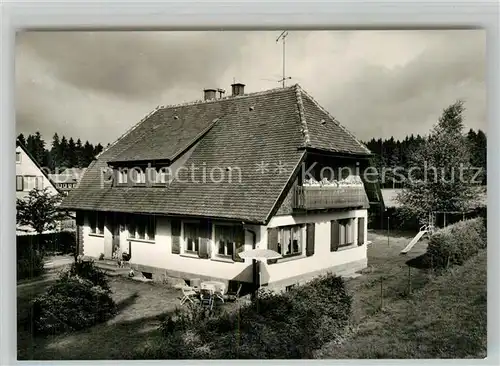 AK / Ansichtskarte Kniebis_Freudenstadt Haus Klinger Kniebis_Freudenstadt