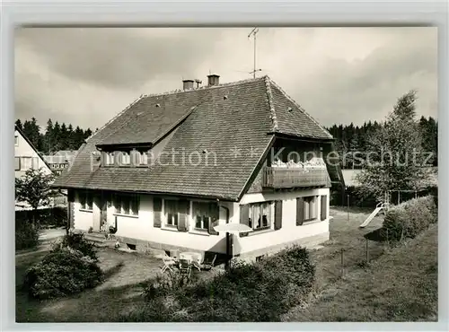 AK / Ansichtskarte Kniebis_Freudenstadt Haus Klinger Kniebis_Freudenstadt