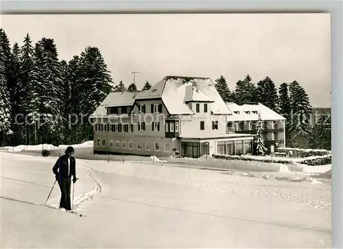 AK / Ansichtskarte Zwieselberg_Freudenstadt Hotel Hirsch Winter Zwieselberg_Freudenstadt