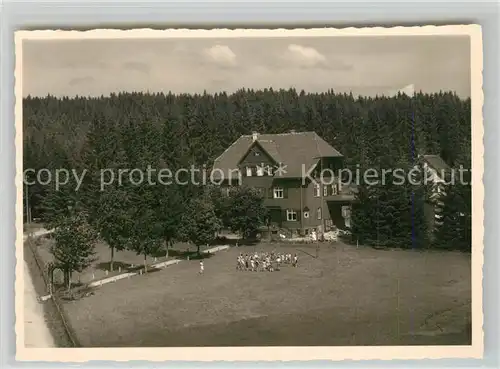 AK / Ansichtskarte Kniebis_Freudenstadt Kindersanatorium Kniebis_Freudenstadt