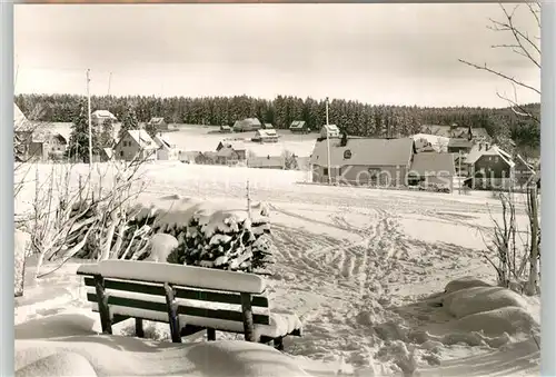 AK / Ansichtskarte Kniebis_Freudenstadt Winteridyll Kniebis_Freudenstadt