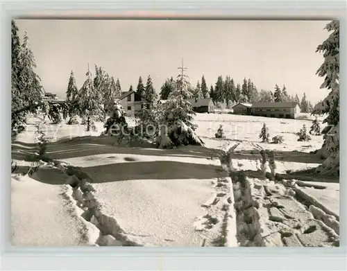 AK / Ansichtskarte Kniebis_Freudenstadt Cafe Pension Moosgrund Kniebis_Freudenstadt