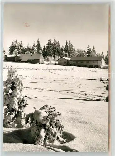 AK / Ansichtskarte Kniebis_Freudenstadt Cafe Pension Moosgrund Kniebis_Freudenstadt