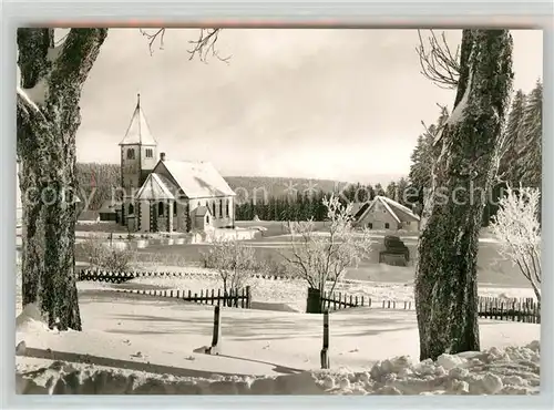 AK / Ansichtskarte Kniebis_Freudenstadt Kirche Kniebis_Freudenstadt