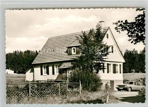 AK / Ansichtskarte Kniebis_Freudenstadt Haus Finkbeiner am Walde Kniebis_Freudenstadt