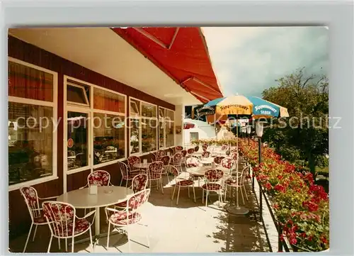 AK / Ansichtskarte Kniebis_Freudenstadt Cafe Hauser Terrasse Kniebis_Freudenstadt