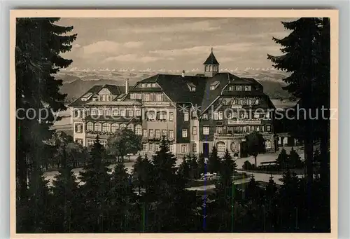 AK / Ansichtskarte Kniebis_Freudenstadt Hotel Kniebis Lamm Kniebis_Freudenstadt