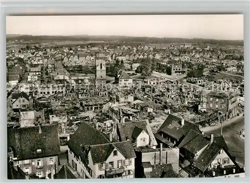 AK / Ansichtskarte Freudenstadt Nach der Zerstoerung 1945 Freudenstadt