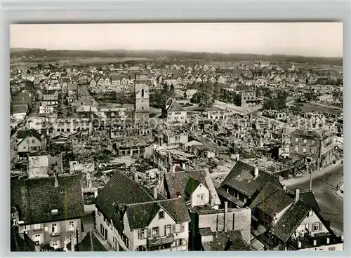 AK / Ansichtskarte Freudenstadt Nach der Zerstoerung 1945 Freudenstadt