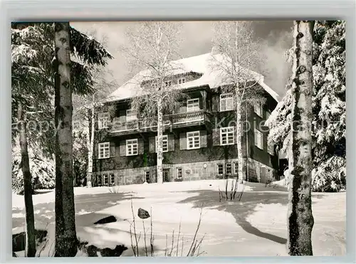 AK / Ansichtskarte Baiersbronn_Schwarzwald Naturfreundehaus Kniebis Baiersbronn Schwarzwald