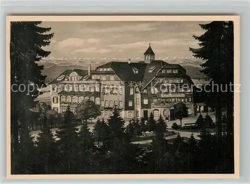 AK / Ansichtskarte Lamm_Kniebis Kurhaus Kniebis Lamm Lamm Kniebis