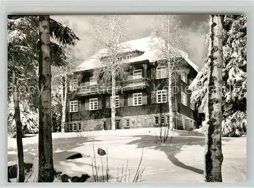 AK / Ansichtskarte Baiersbronn_Schwarzwald Naturfreundehaus Kniebis Baiersbronn Schwarzwald