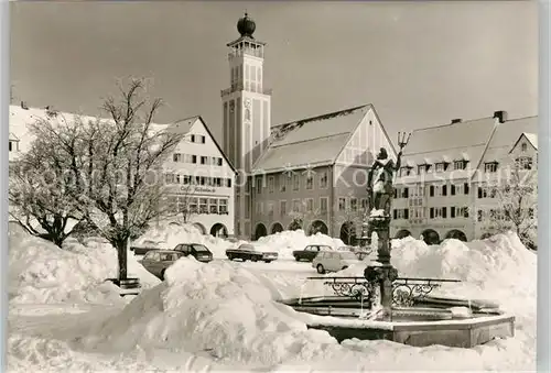 AK / Ansichtskarte Freudenstadt Marktplatz und Rathaus Freudenstadt