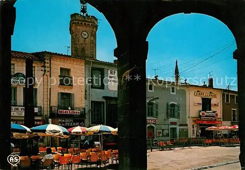 AK / Ansichtskarte Vias sur Mer Place de Hotel de Ville Vias sur Mer