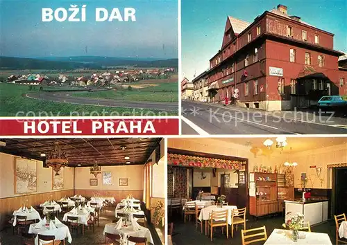 AK / Ansichtskarte Bozi_Dar_Gottesgab Hotel Praha Bozi_Dar_Gottesgab