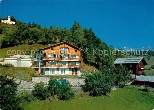 AK / Ansichtskarte Zeneggen Chalet Mischabel Hotel Alpenblick Zeneggen