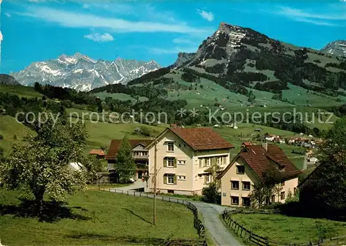 AK / Ansichtskarte Nesslau Webstube Buehl Saentis Stockberg Nesslau