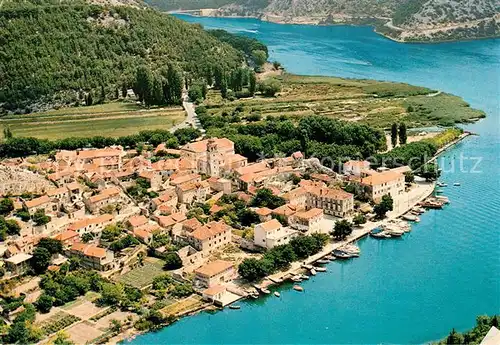 AK / Ansichtskarte skradin Fliegeraufnahme skradin