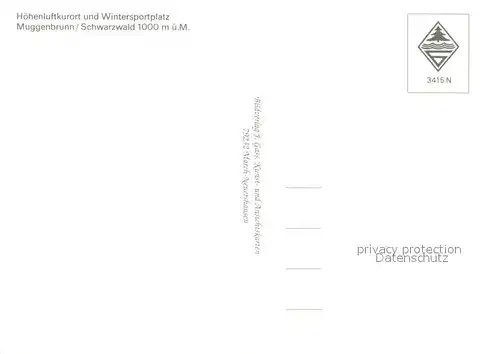 AK / Ansichtskarte Muggenbrunn  Muggenbrunn