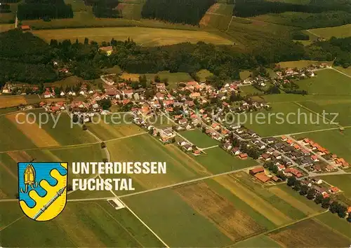 AK / Ansichtskarte Unterdiessen Fliegeraufnahme Unterdiessen