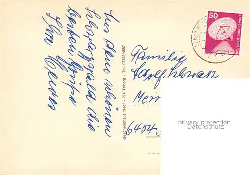 AK / Ansichtskarte Unterkirnach  Unterkirnach