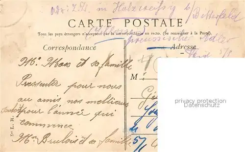 AK / Ansichtskarte Roubaix Neujahrsw?nsche Park Roubaix