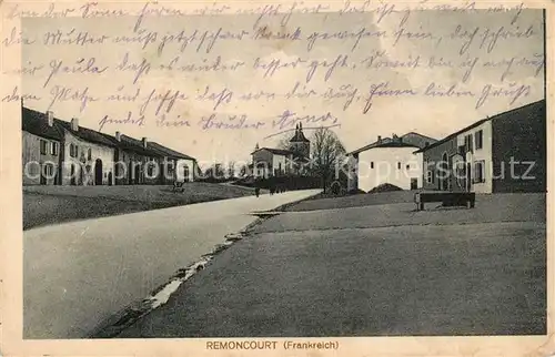 AK / Ansichtskarte Remoncourt_Meurthe et Moselle Kirche Stadtansicht Remoncourt
