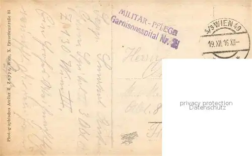 AK / Ansichtskarte Wien Soldat Wien