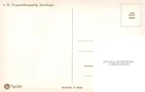 AK / Ansichtskarte Sennelager Truppenuebungsplatz Der lustige Mueller Sennelager