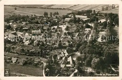 AK / Ansichtskarte Remda Fliegeraufnahme Remda