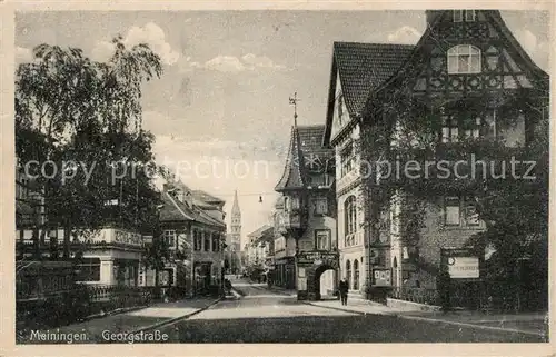AK / Ansichtskarte Meiningen_Thueringen Georgstrasse Meiningen Thueringen