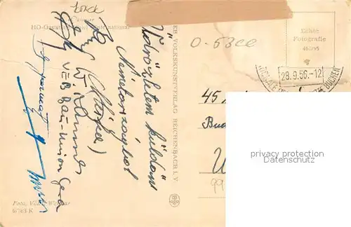 AK / Ansichtskarte Weimar_Thueringen HO Gaststaette Hotel International Nachtaufnahme Weimar Thueringen