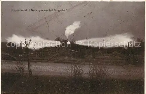 AK / Ansichtskarte Neuengamme Erdgasbrand Neuengamme