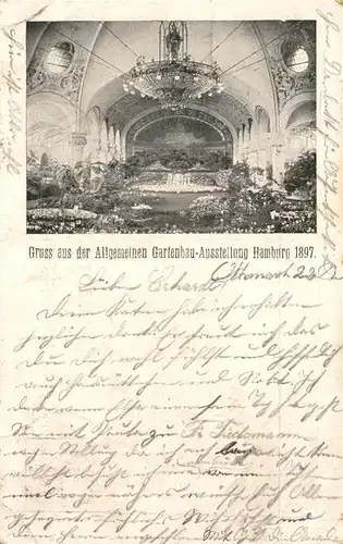 AK / Ansichtskarte Hamburg Allgemeine Gartenbau Ausstellung 1897 Hamburg